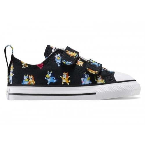 Кроссы Converse Chuck Taylor All Star EasyOn Ox Bluey All Over Print Black (TD) - детская сетка размеров