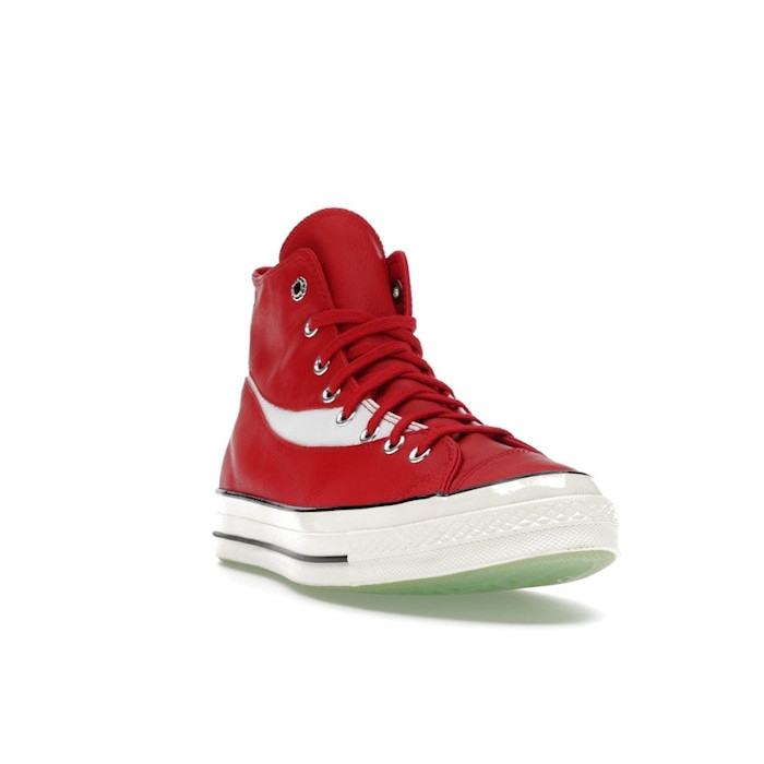 Converse Chuck 70 Hi Coca-Cola Racing Red Leather - мужская сетка размеров Converse Chuck 70 Hi Coca-Cola Racing Red Leather - мужская сетка размеров