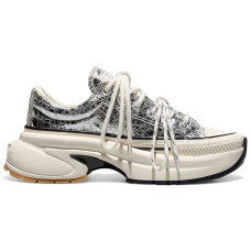 Converse Run Star Crush Distressed Patent Pure Silver Egret
