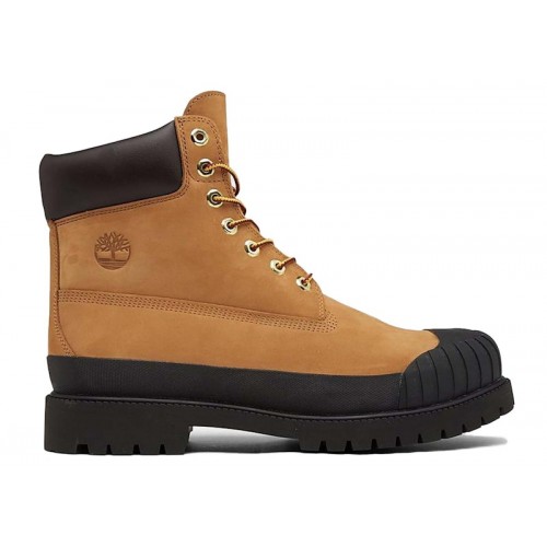 Timberland 6" Premium Boot Rubber Toe Wheat Black - мужская сетка размеров