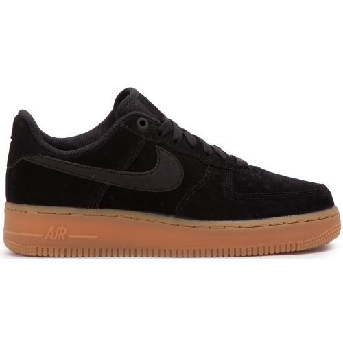 Кроссы Nike Air Force 1 Low Black Gum (W) - женская сетка размеров