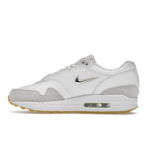 Кроссы Nike Air Max 1 Jewel Summit White (W) - женская сетка размеров