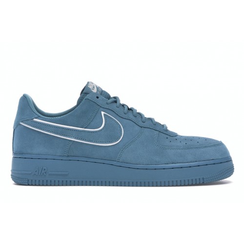 Кроссы Nike Air Force 1 Low 07 LV8 Suede Noise Aqua - мужская сетка размеров