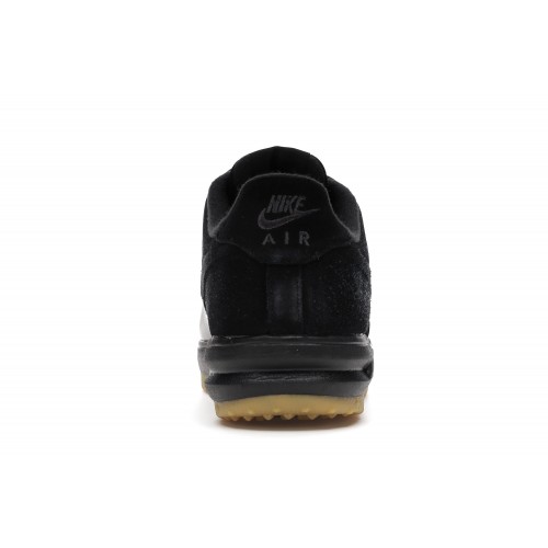 Кроссы Nike Lunar Force 1 Duckboot Low Black Gum - мужская сетка размеров