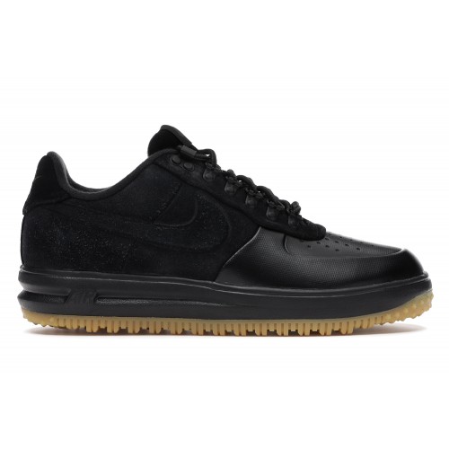 Кроссы Nike Lunar Force 1 Duckboot Low Black Gum - мужская сетка размеров