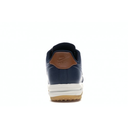 Кроссы Nike Lunar Force 1 Duckboot Low Obsidian Saddle Brown - мужская сетка размеров