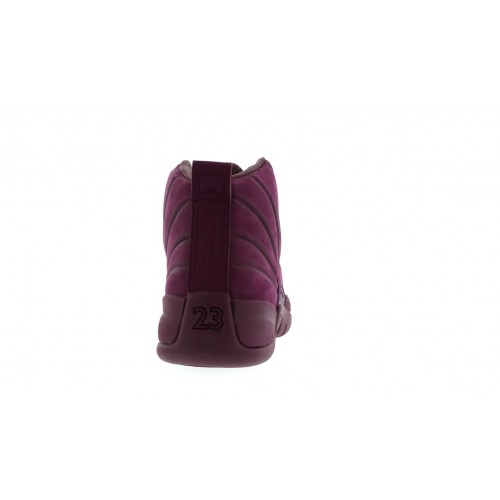 Кроссы Jordan 12 Retro PSNY Bordeaux - мужская сетка размеров