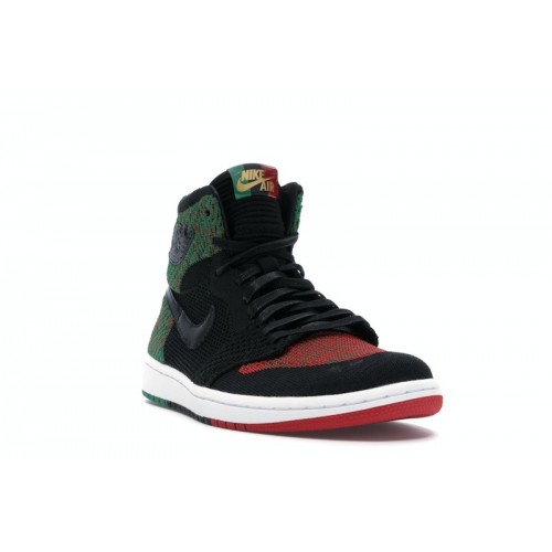 Air Jordan 1 Retro High Flyknit Black History Month - мужская сетка размеров