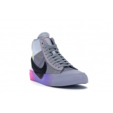 Кроссовки Nike Blazer Mid Off-White Wolf Grey Serena Queen
