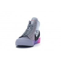 Кроссовки Nike Blazer Mid Off-White Wolf Grey Serena Queen