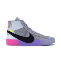 Кроссовки Nike Blazer Mid Off-White Wolf Grey Serena Queen