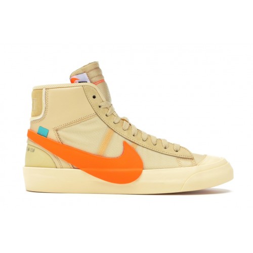 Кроссы Nike Blazer Mid Off-White All Hallows Eve - мужская сетка размеров