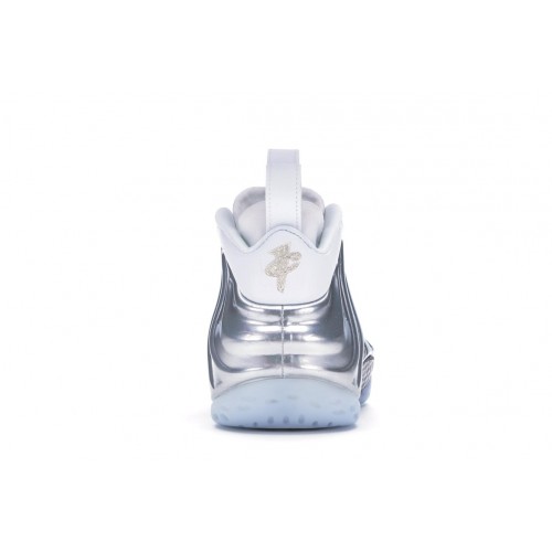Кроссы Nike Air Foamposite One Chrome White (W) - женская сетка размеров