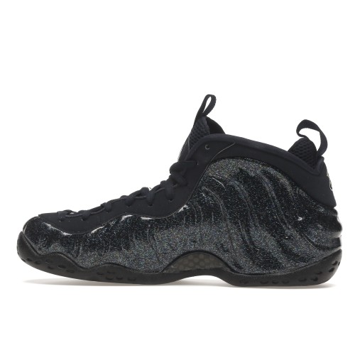 Кроссы Nike Air Foamposite One Obsidian Glitter (W) - женская сетка размеров
