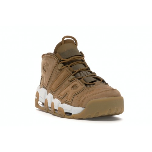 Кроссы Nike Air More Uptempo Flax - мужская сетка размеров