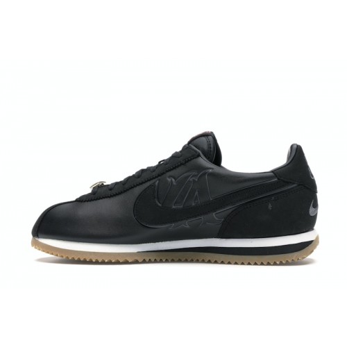 Кроссы Nike Cortez Mister Cartoon Black - мужская сетка размеров