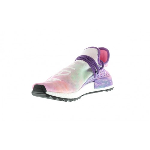 Кроссы adidas Human Race NMD Pharrell Holi Festival (Pink Glow) - мужская сетка размеров