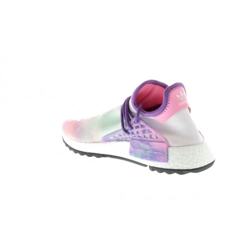 Кроссы adidas Human Race NMD Pharrell Holi Festival (Pink Glow) - мужская сетка размеров