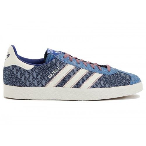 adidas Gazelle Zalando Exclusive Night Indigo Trefoil Denim - мужская сетка размеров
