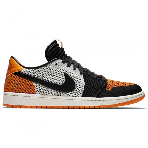 Кроссы Jordan 1 Retro Low Flyknit Shattered Backboard - мужская сетка размеров