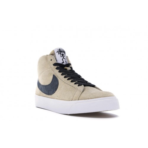 Кроссы Nike SB Zoom Blazer Mid Stussy - мужская сетка размеров