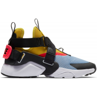 Женские кроссовки Nike Air Huarache City Aluminum Bright Citron Bright Crimson (W)