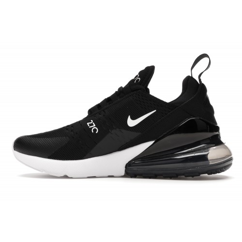 Кроссы Nike Air Max 270 Black White (W) - женская сетка размеров