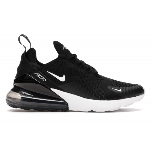 Кроссы Nike Air Max 270 Black White (W) - женская сетка размеров