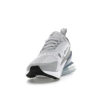 Женские Nike Air Max 270 Pure Platinum Light Smoke Grey Metallic Silver Black (W)