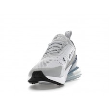 Женские Nike Air Max 270 Pure Platinum Light Smoke Grey Metallic Silver Black (W)