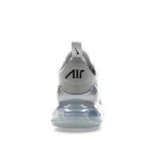 Женские Nike Air Max 270 Pure Platinum Light Smoke Grey Metallic Silver Black (W)