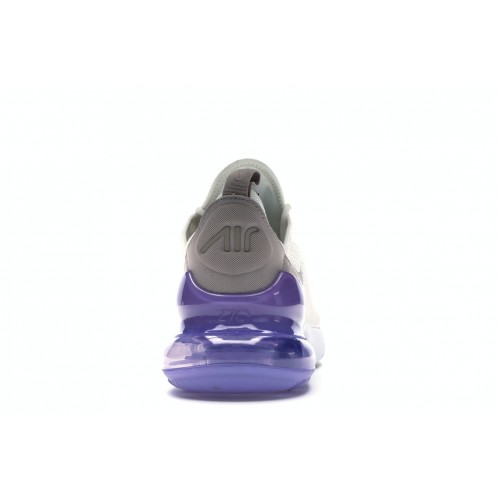 Кроссы Nike Air Max 270 Sail Pumice Space Purple (W) - женская сетка размеров