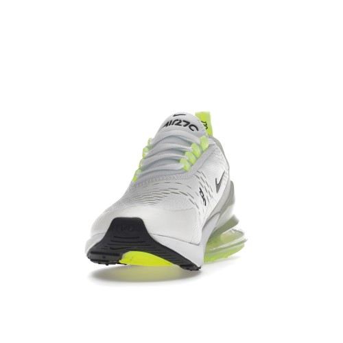 Кроссы Nike Air Max 270 White Ghost Green (W) - женская сетка размеров