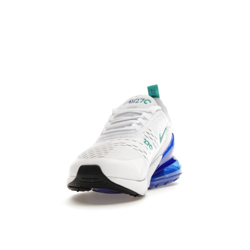 Кроссы Nike Air Max 270 White Lapis (W) - женская сетка размеров