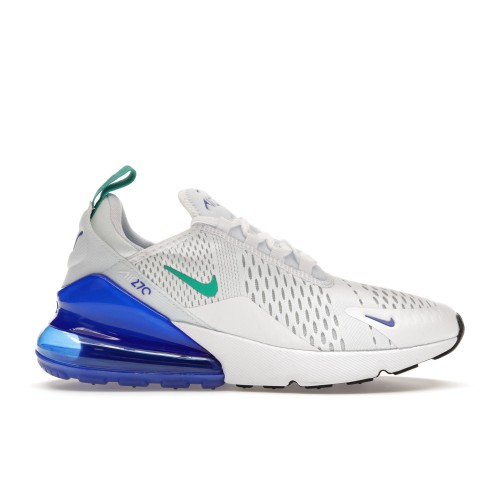 Кроссы Nike Air Max 270 White Lapis (W) - женская сетка размеров