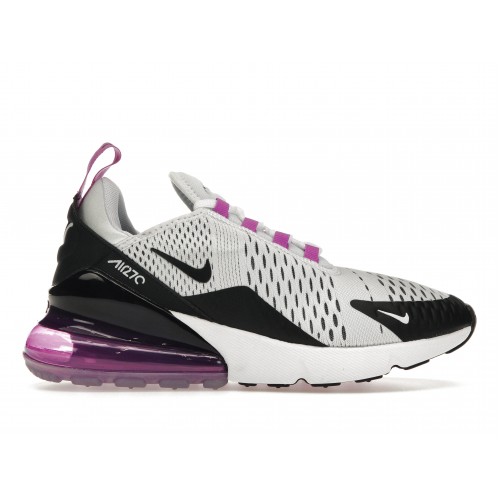 Кроссы Nike Air Max 270 White Fuchsia Dream (W) - женская сетка размеров