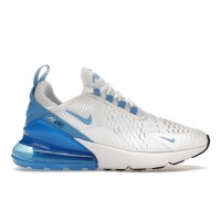 Женские кроссовки Nike Air Max 270 White University Blue (W)