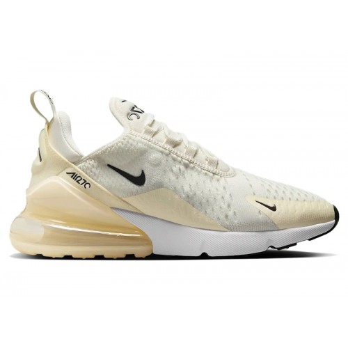 Кроссы Nike Air Max 270 Sail Coconut Milk Pale Ivory (W) - женская сетка размеров
