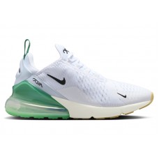 Женские Nike Air Max 270 White Summit White Stadium Green Black (W)