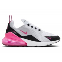 Женские кроссовки Nike Air Max 270 White Black Hyper Pink (W)