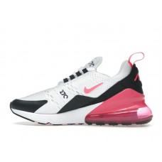 Женские Nike Air Max 270 White Black Hyper Pink (W)