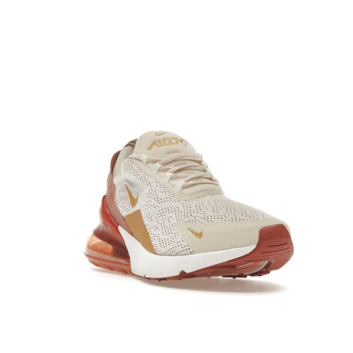 Кроссы Nike Air Max 270 Light Cream Terra Blush (W) - женская сетка размеров