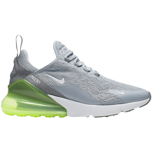 Кроссы Nike Air Max 270 Lime Blast (W) - женская сетка размеров