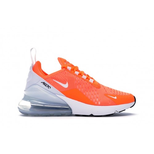 Кроссы Nike Air Max 270 Total Orange (W) - женская сетка размеров