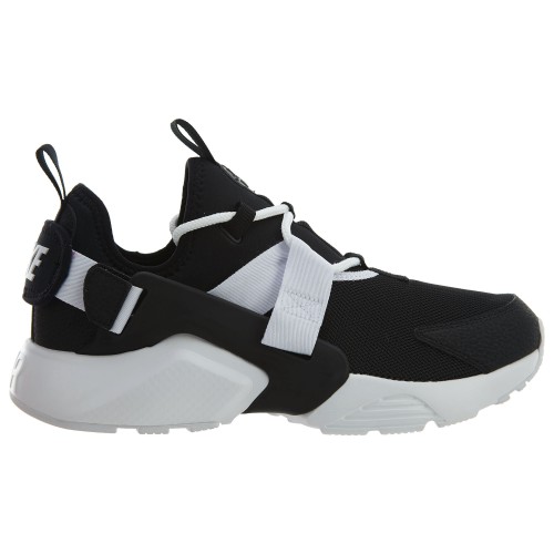 Кроссы Nike Air Huarache City Low Black Black-White (W) - женская сетка размеров
