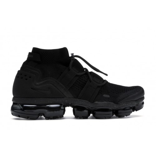 Кроссы Nike Air VaporMax Utility Triple Black - мужская сетка размеров