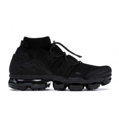 Кроссы Nike Air VaporMax Utility Triple Black - мужская сетка размеров