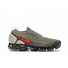 Кроссовки Nike Air VaporMax Moc 2 Neutral Olive Habanero Red