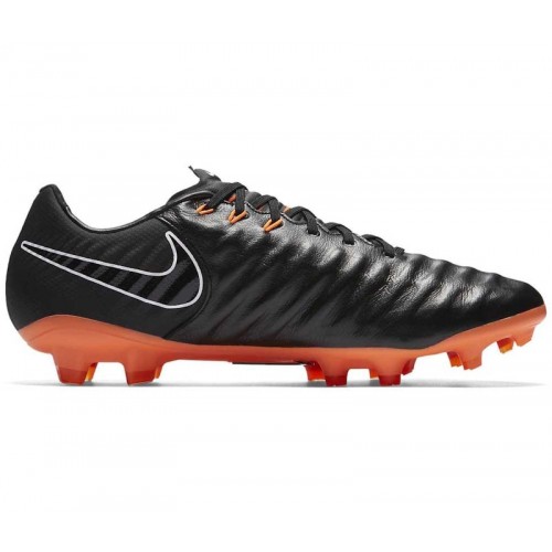 Nike Tiempo Legend 7 Elite FG Black Total Orange - мужская сетка размеров