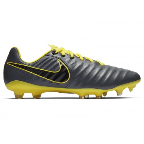 Nike Tiempo Legend 7 Pro FG Dark Grey Opti Yellow - мужская сетка размеров